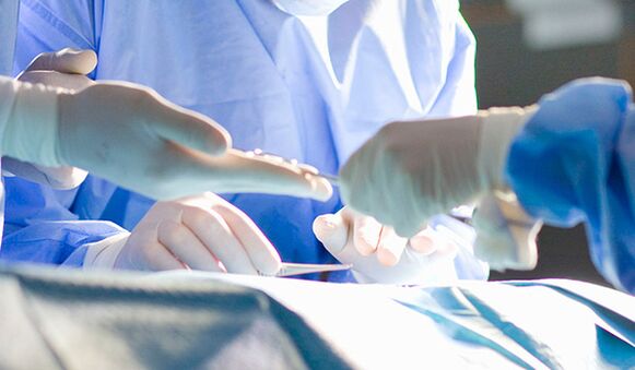 Surgery on the genitals