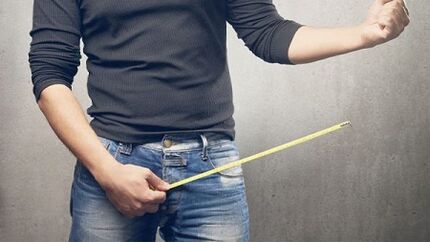 Penis measurement before increasing